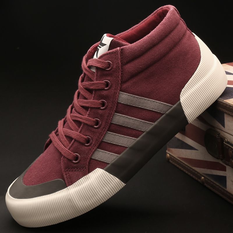 CANVAS HIGH TOP SNEAKERS FOR MEN