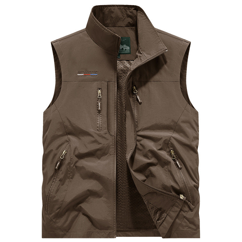 BREATHABLE CARGO VEST FOR MEN