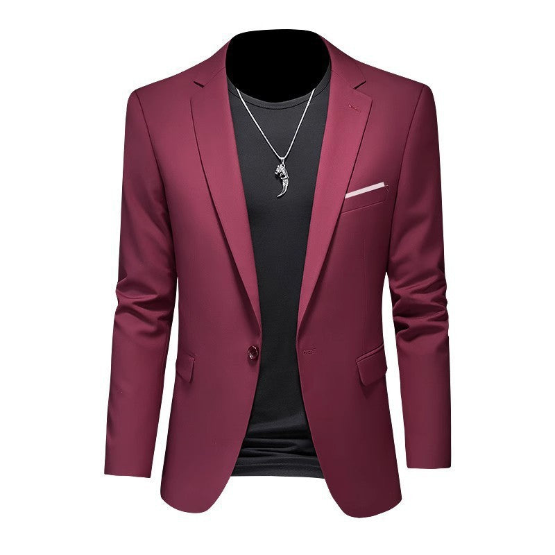 SKINNY LAPEL BLAZER FOR MEN