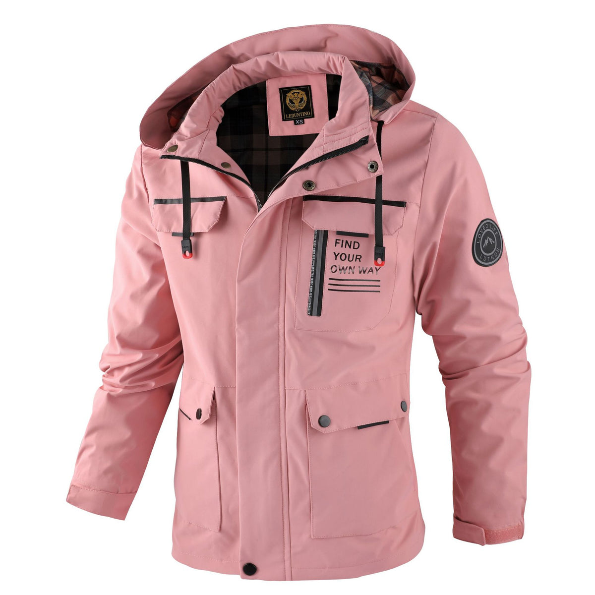 FLARED HOODED JACKET FOR MEN