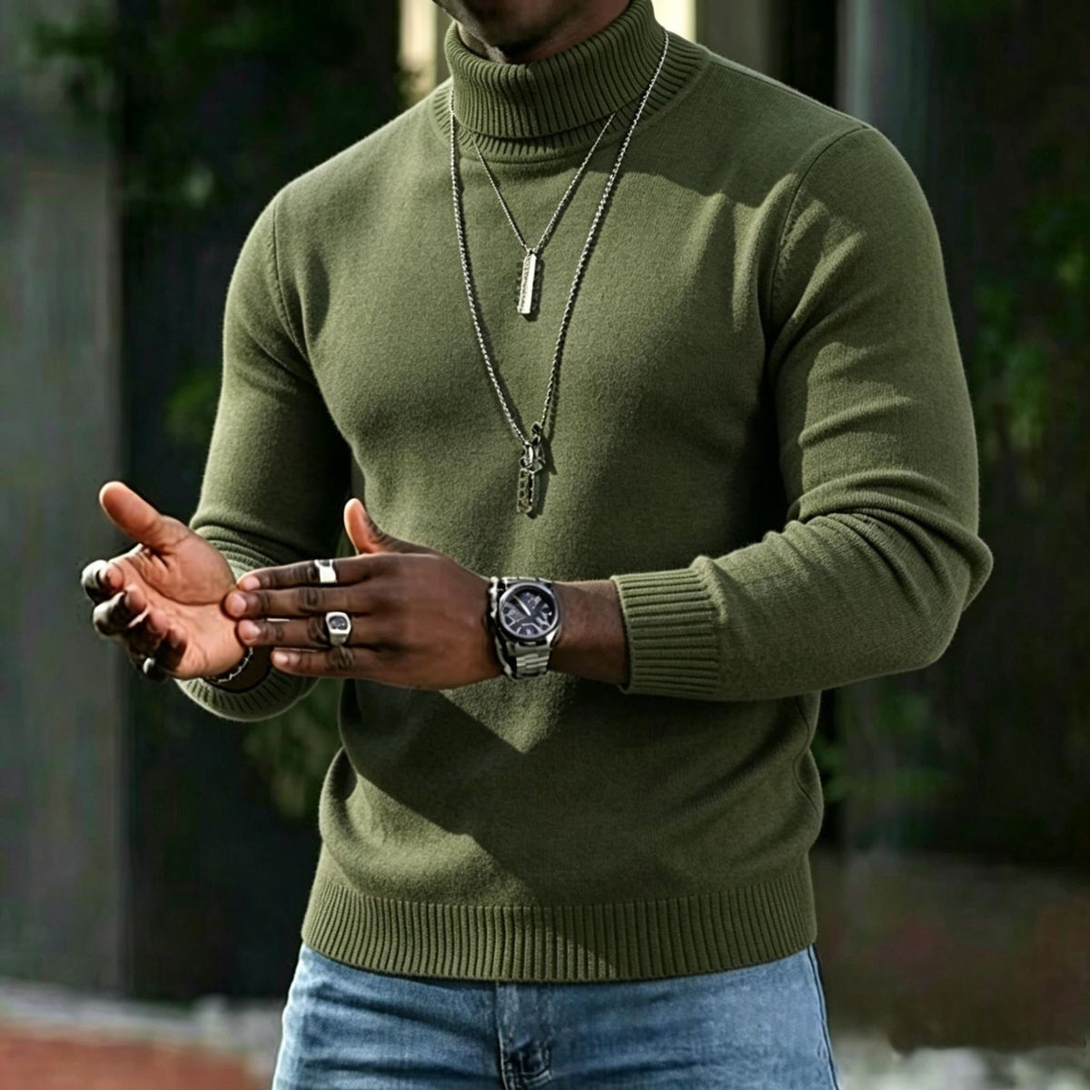 TURTLENECK SWEATER FOR MEN