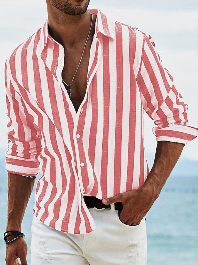 STRIPE SHIRT FOR MEN