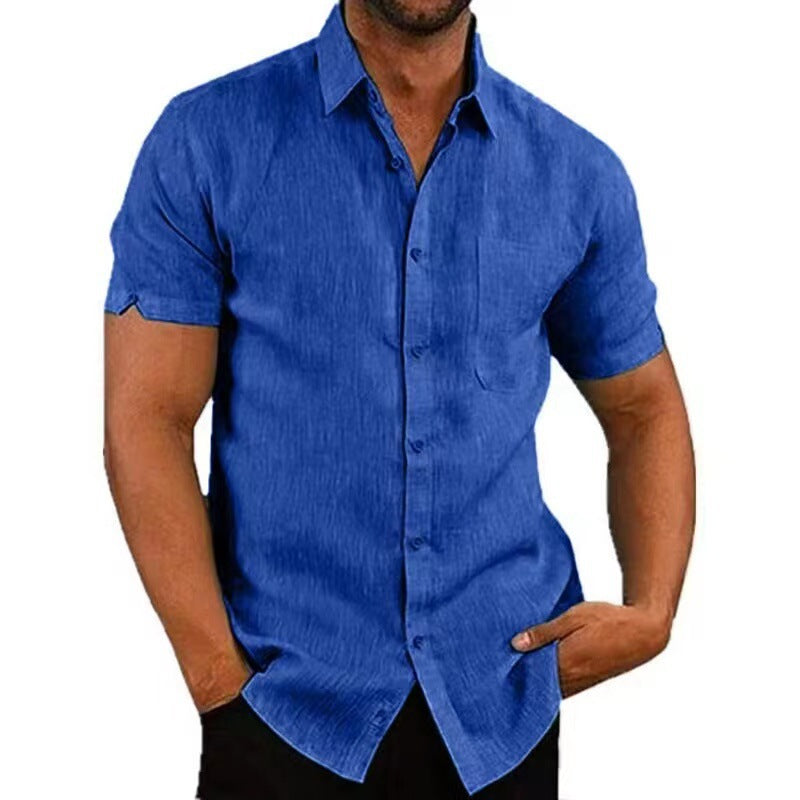 LINEN TEXTURE SHIRT FOR MEN
