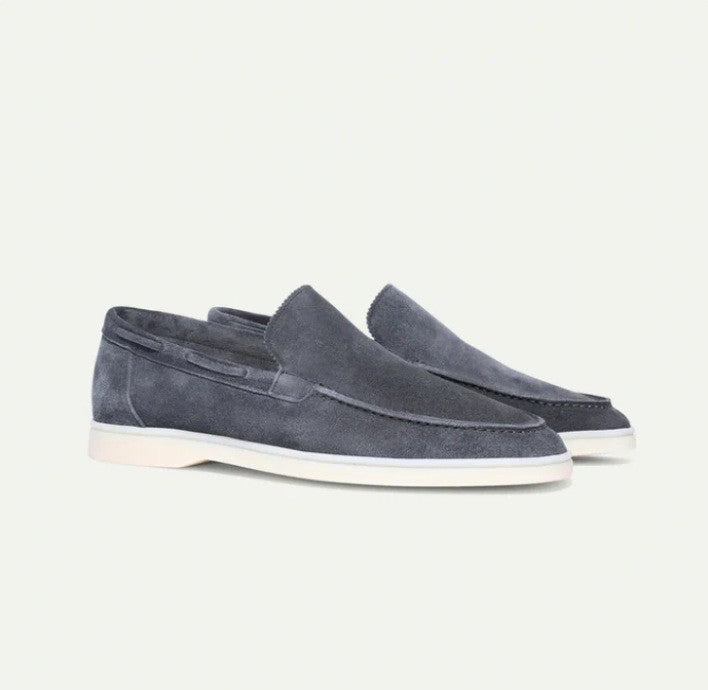 CALF SUEDE LOAFERS FOR MEN