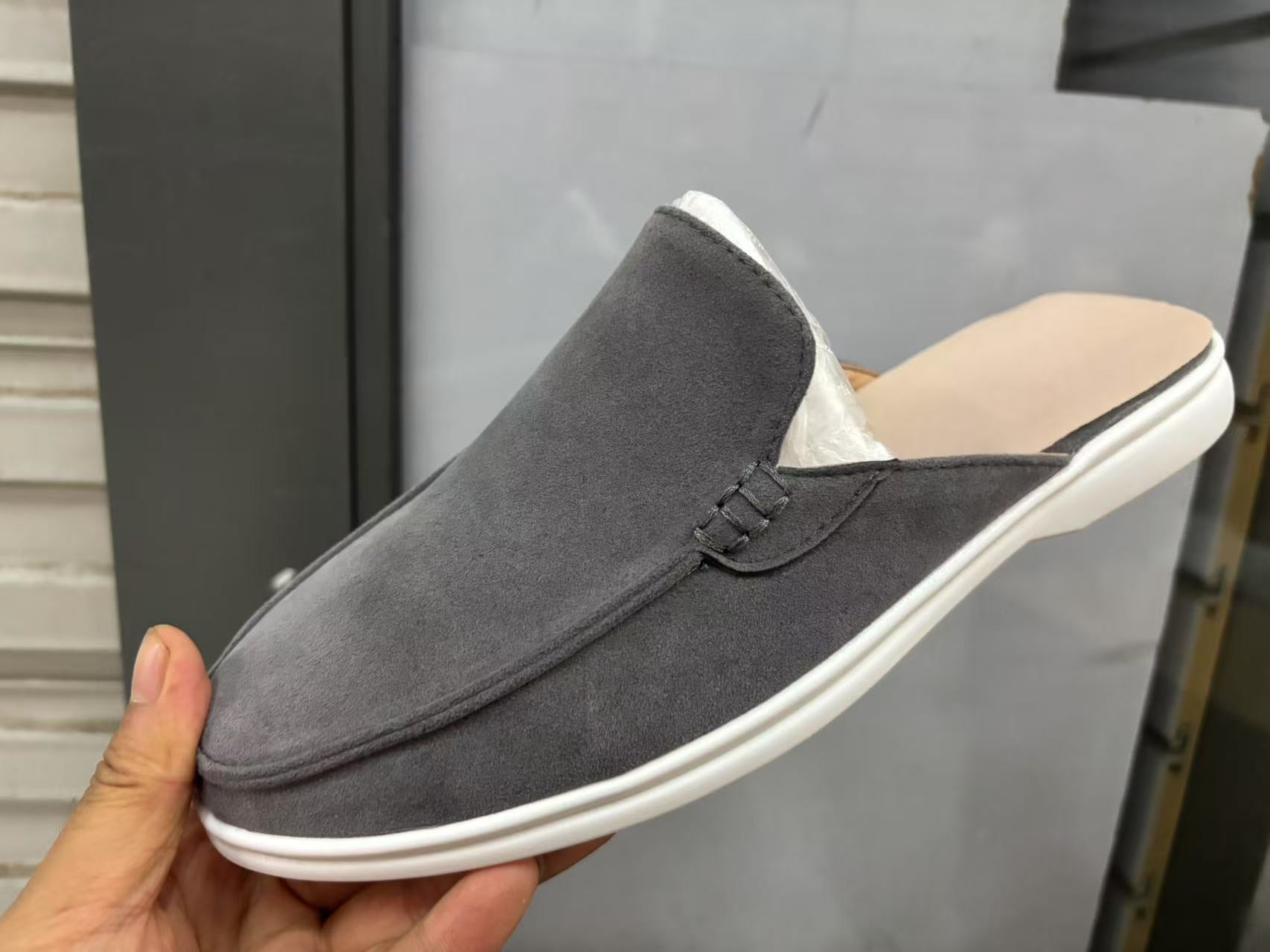 SUEDE MULES FOR MEN