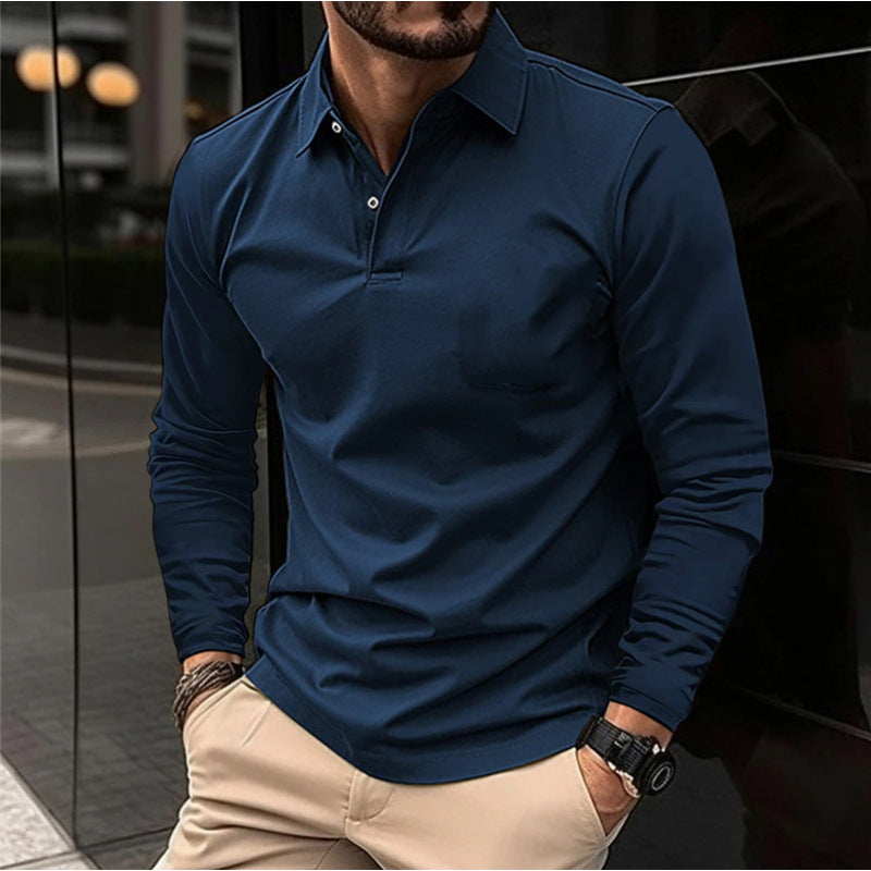 STRETCH LONG SLEEVE T-SHIRT FOR MEN