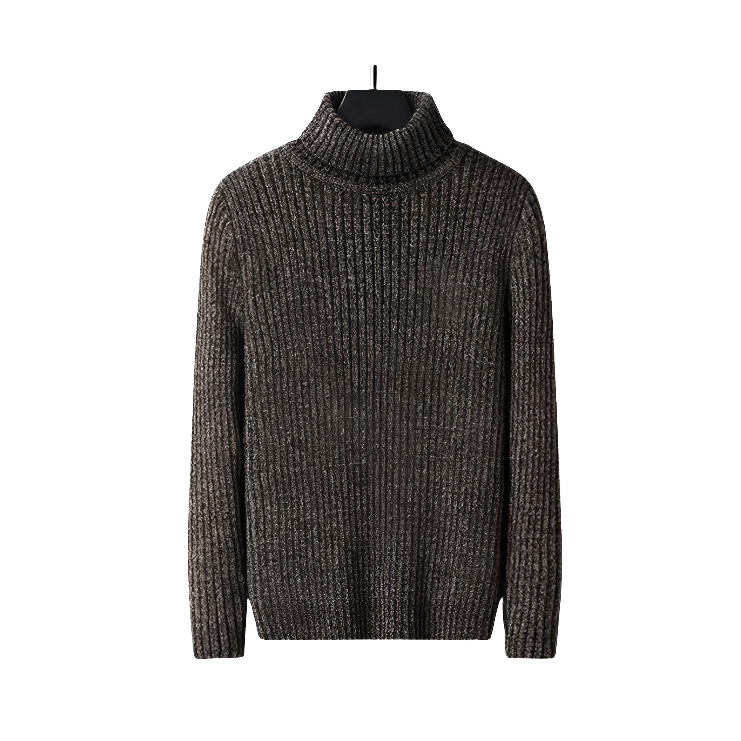 TEXTURED TURTLENECK SWEATER FOR MEN