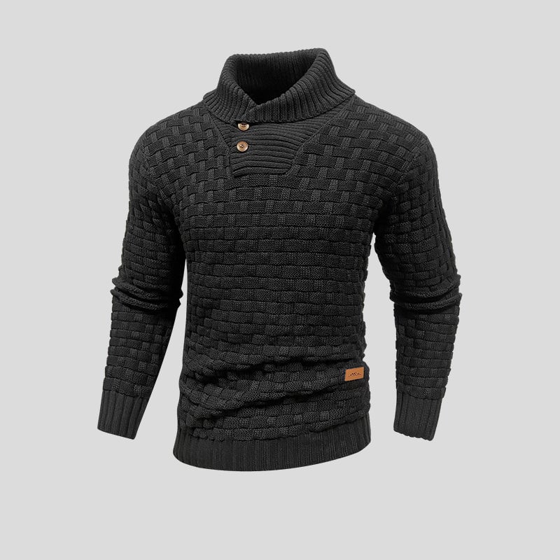 TEXTURED THERMAL SWEATER FOR MEN