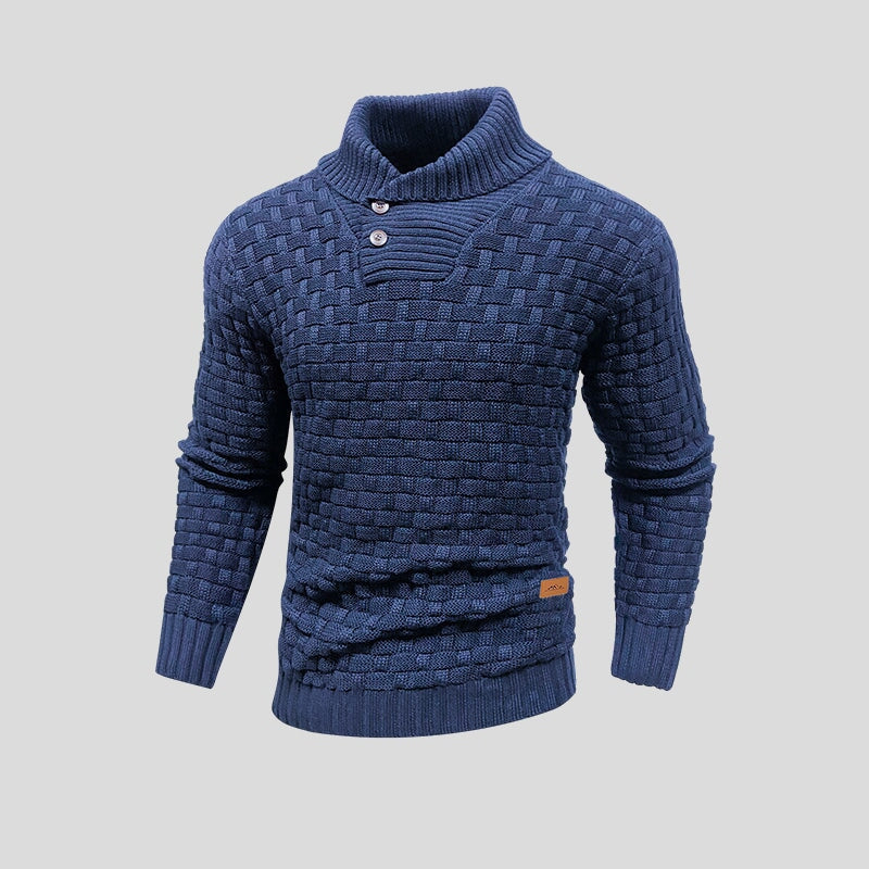 TEXTURED THERMAL SWEATER FOR MEN