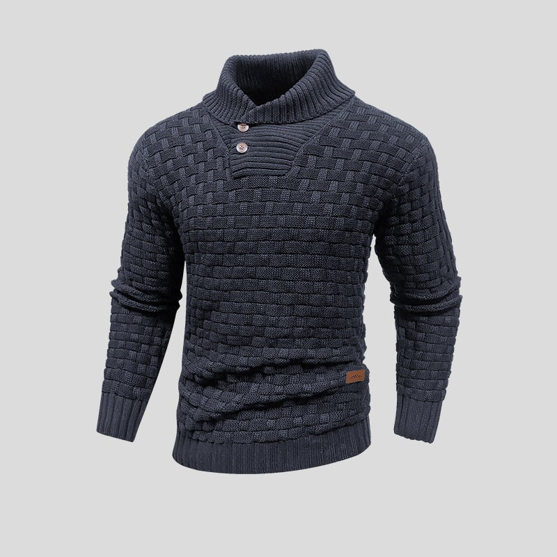 TEXTURED THERMAL SWEATER FOR MEN