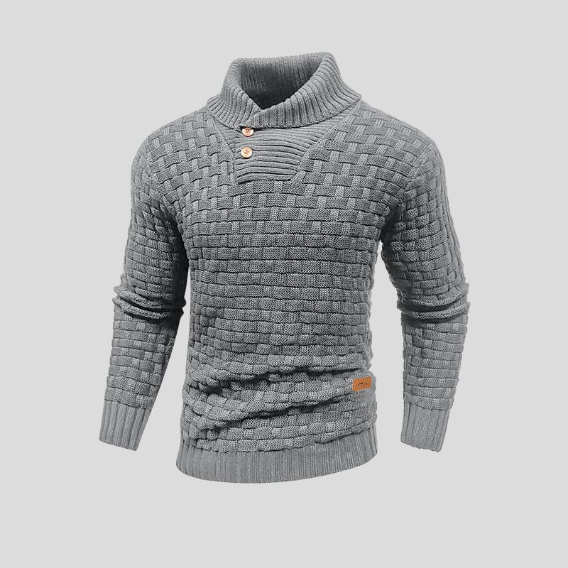 TEXTURED THERMAL SWEATER FOR MEN