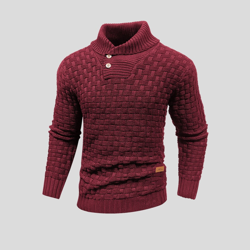 TEXTURED THERMAL SWEATER FOR MEN