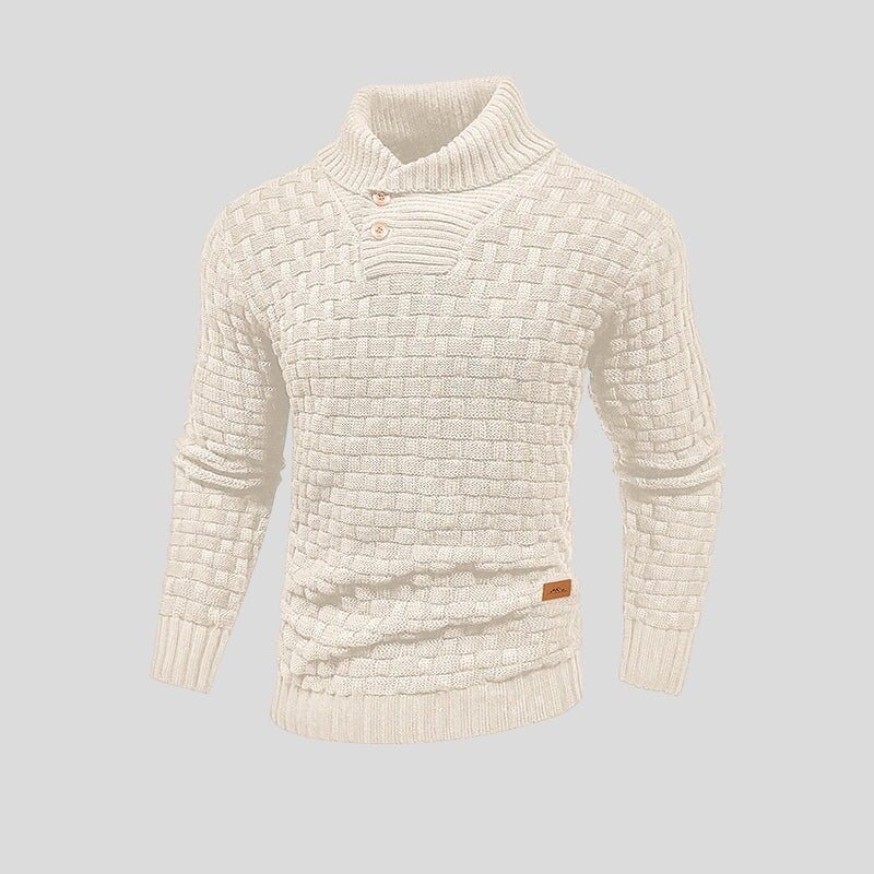 TEXTURED THERMAL SWEATER FOR MEN