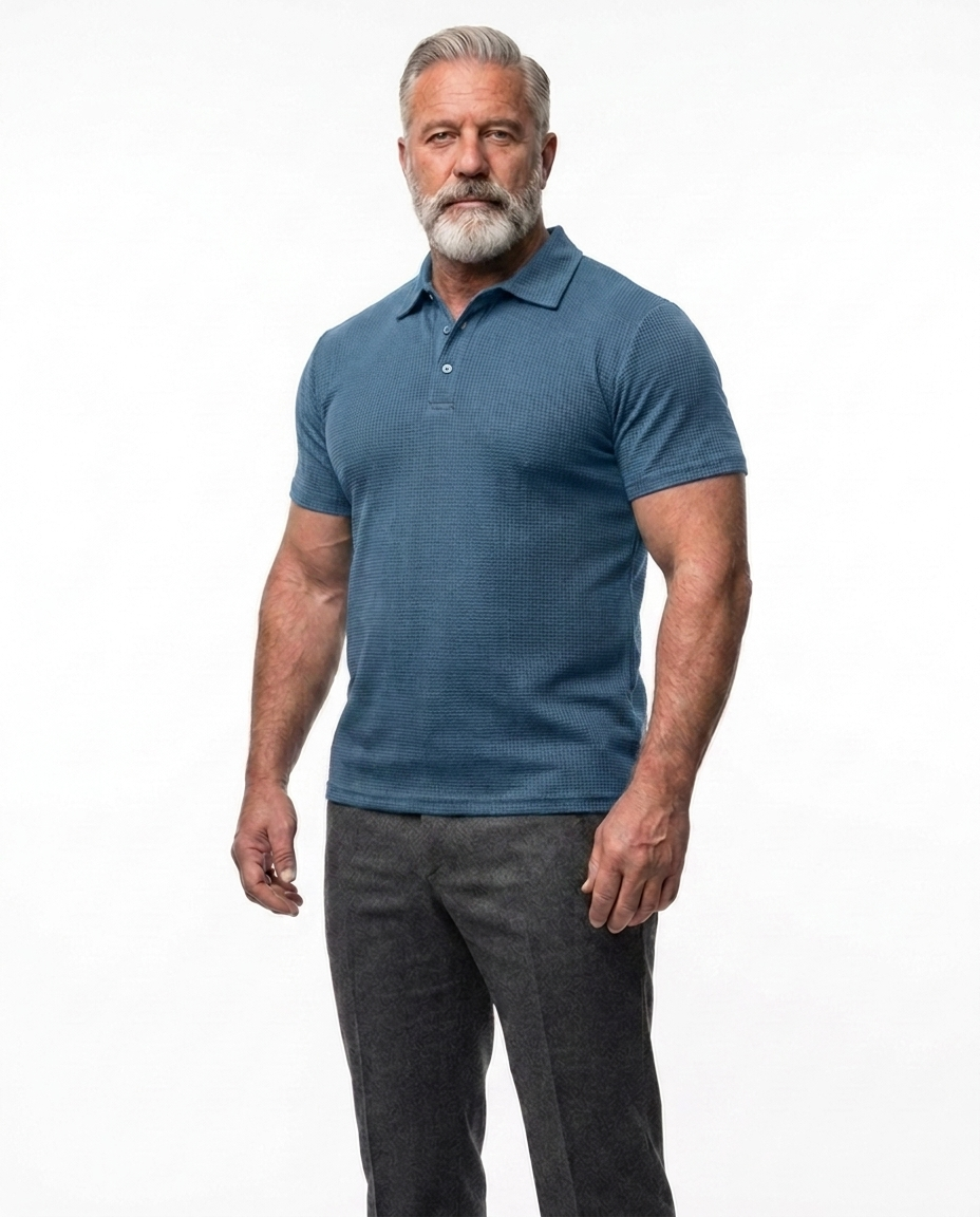 STRETCH KNIT TOP FOR MEN