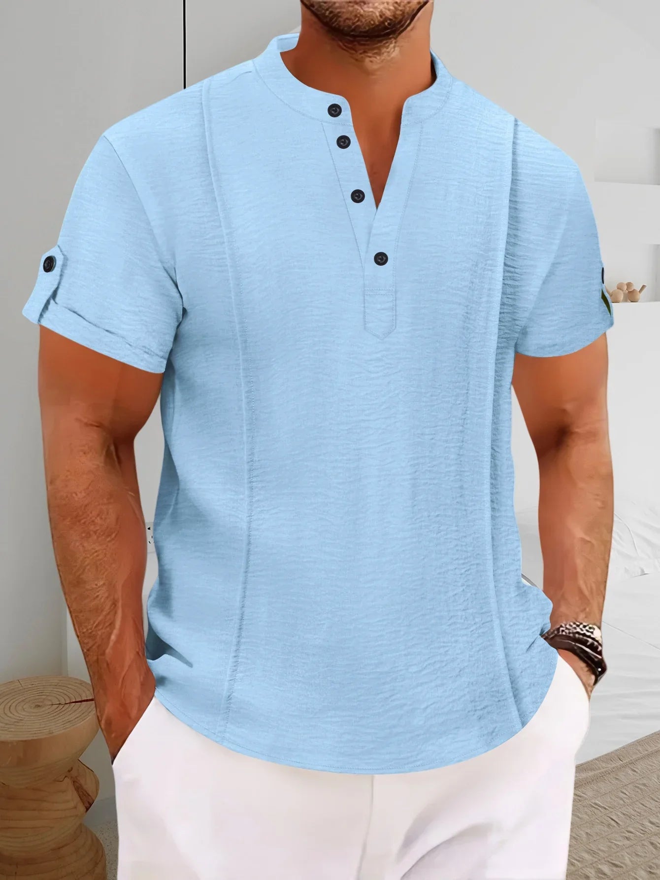 RANGE COLLAR SHIRT FOR MEN