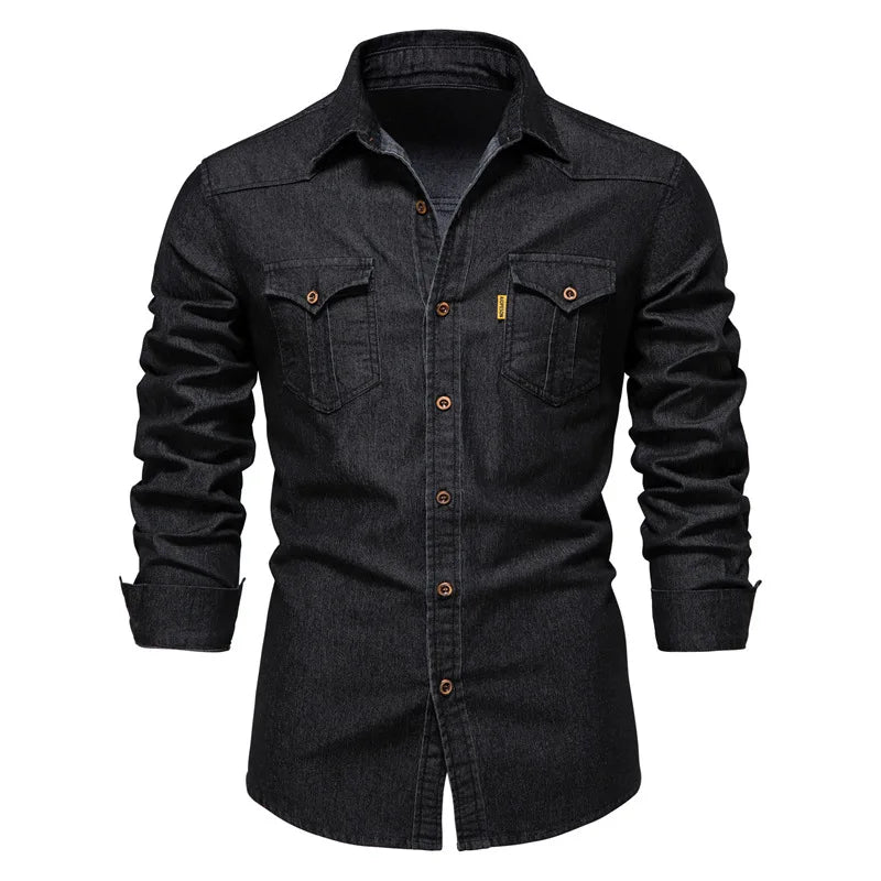 CLASSIC DENIM SHIRT FOR MEN
