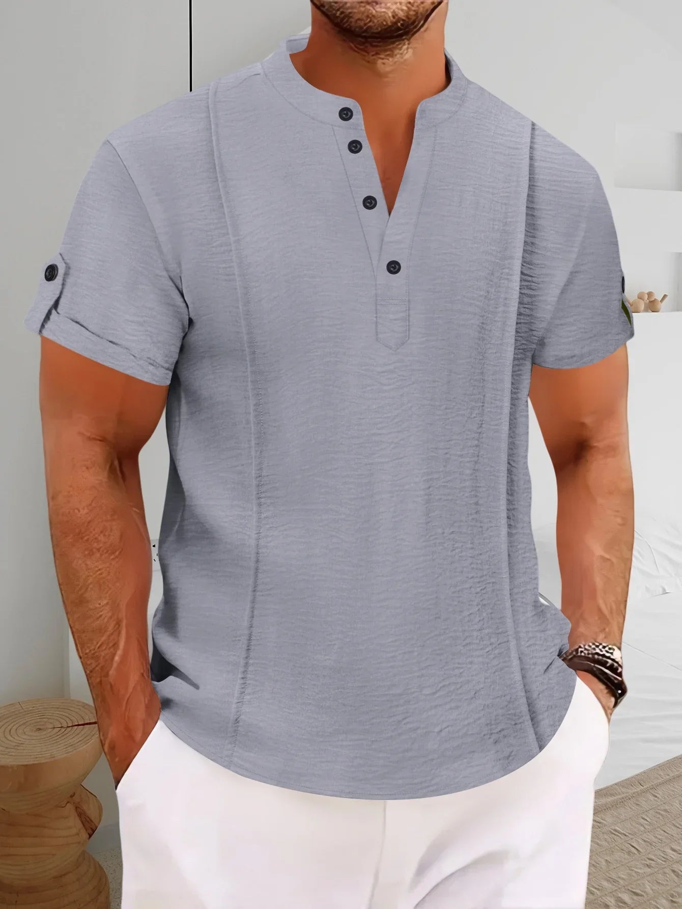 RANGE COLLAR SHIRT FOR MEN