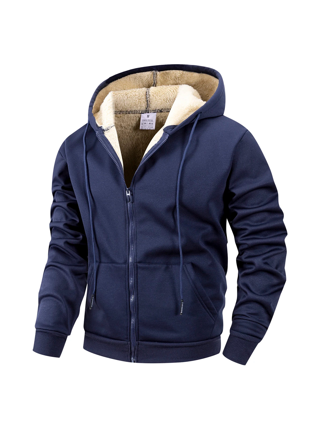FLEECE ZIPPER HOODIE FOR MEN