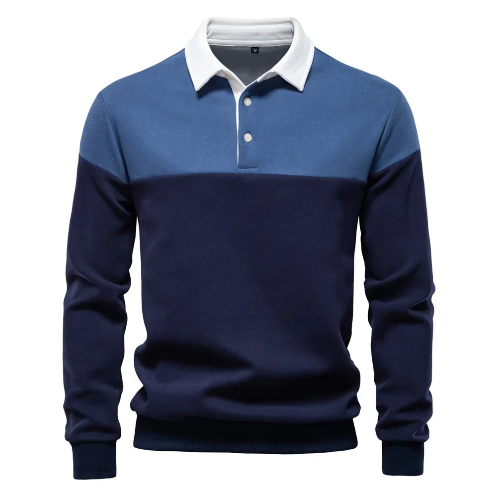 COLLARED POLO SWEATER FOR MEN