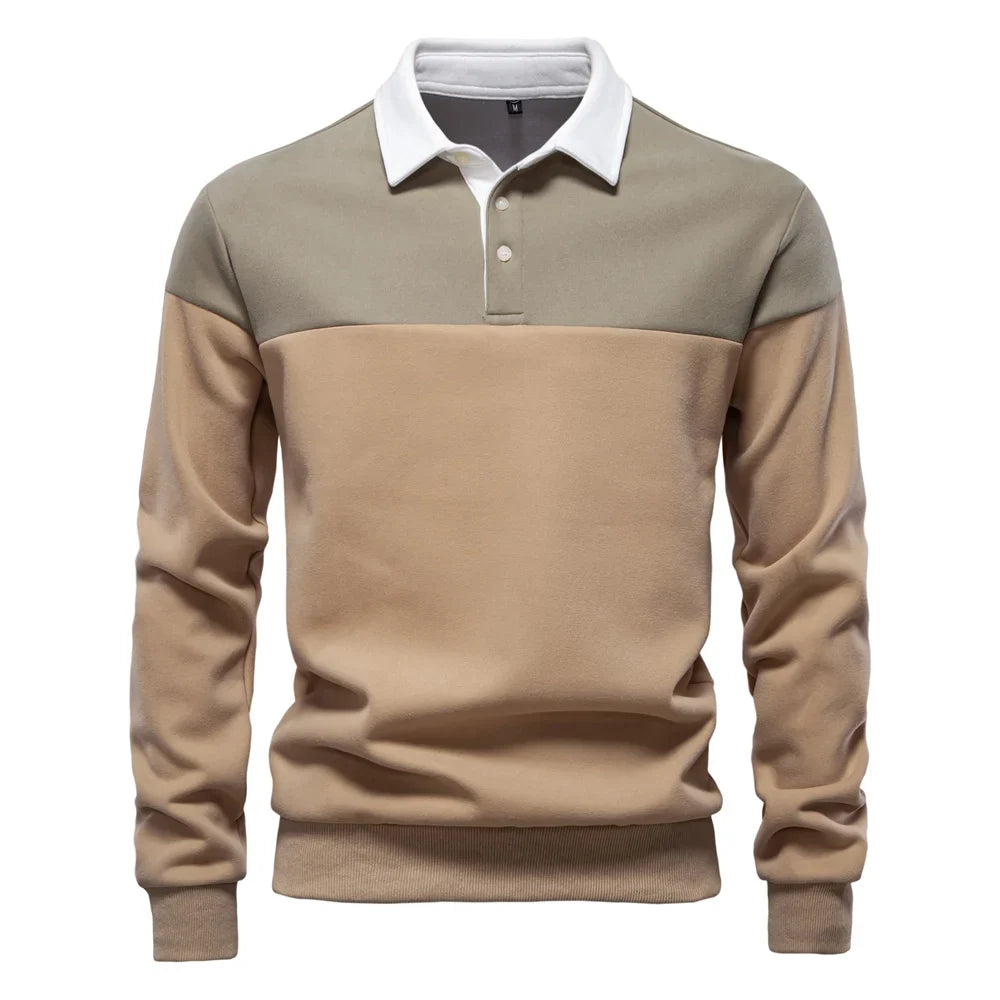 COLLARED POLO SWEATER FOR MEN