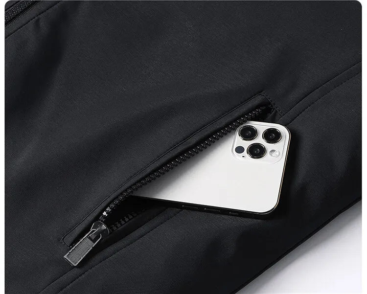 WATER RESISTANT RAIN JACKET FOR MEN