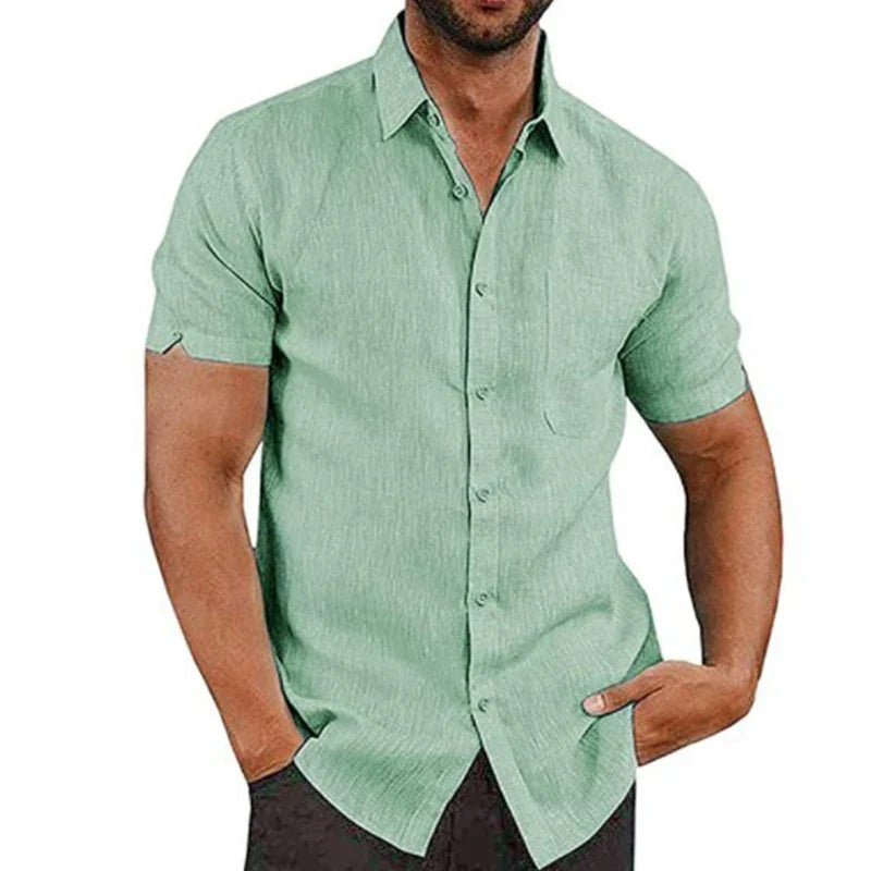 LINEN TEXTURE SHIRT FOR MEN
