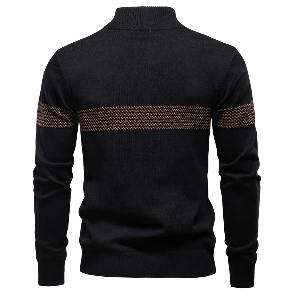 WENTWORTH LONDON | CLASSIC HALF-ZIP KNIT PULLOVER FOR MEN