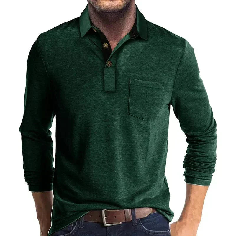 WENTWORTH LONDON | CLASSIC LONG SLEEVE POLO FOR MEN