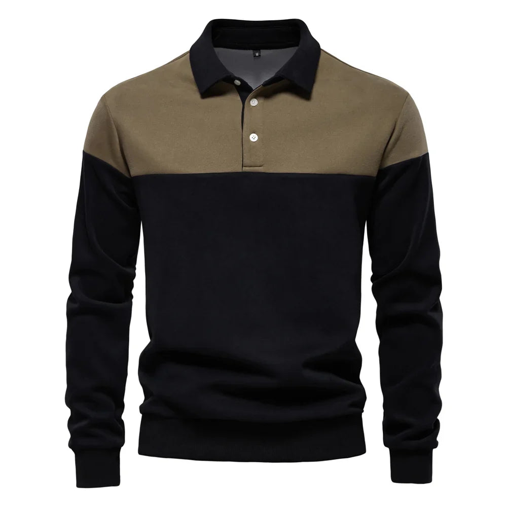 COLLARED POLO SWEATER FOR MEN