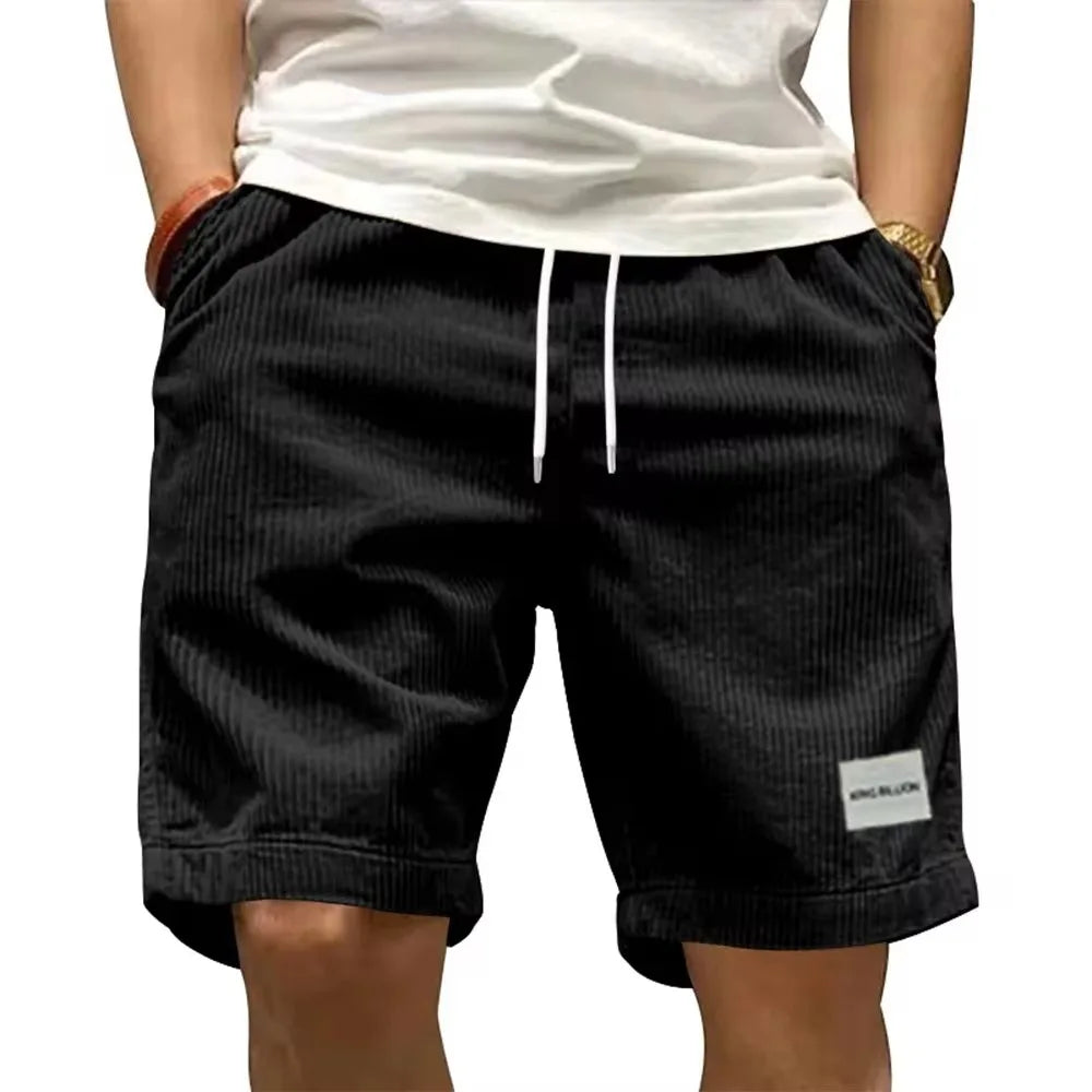 CORDUROY CARGO SHORTS FOR MEN