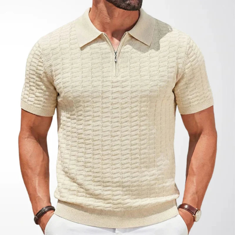 MODERN ZIP POLO FOR MEN