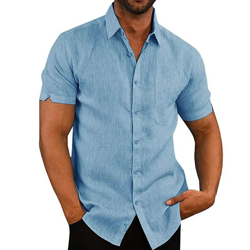 LINEN TEXTURE SHIRT FOR MEN