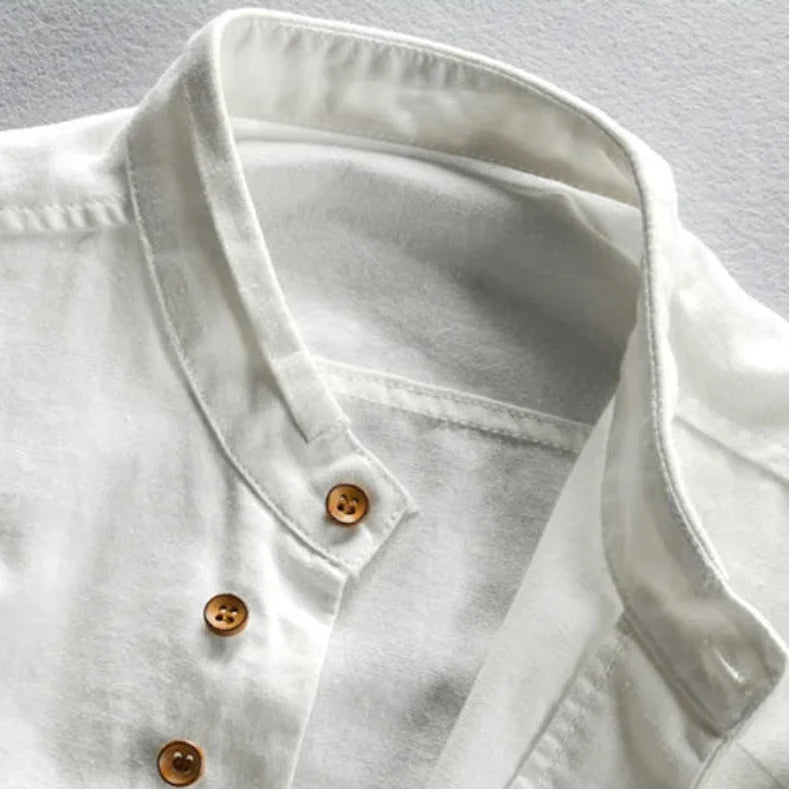 JAPANESE STAND COLLAR SHIRT FOR MEN