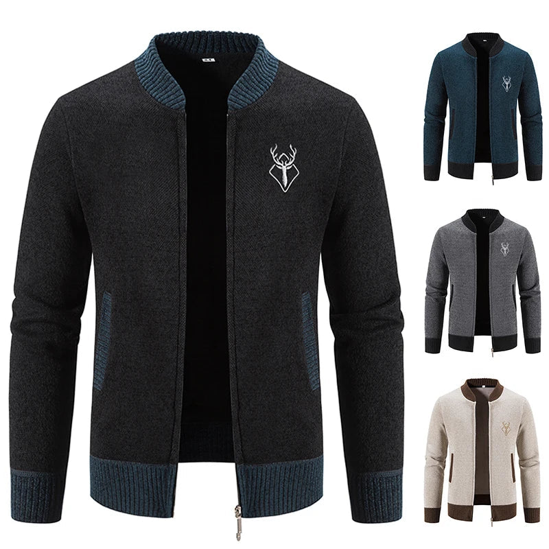 DEER ICON KNIT VEST FOR MEN