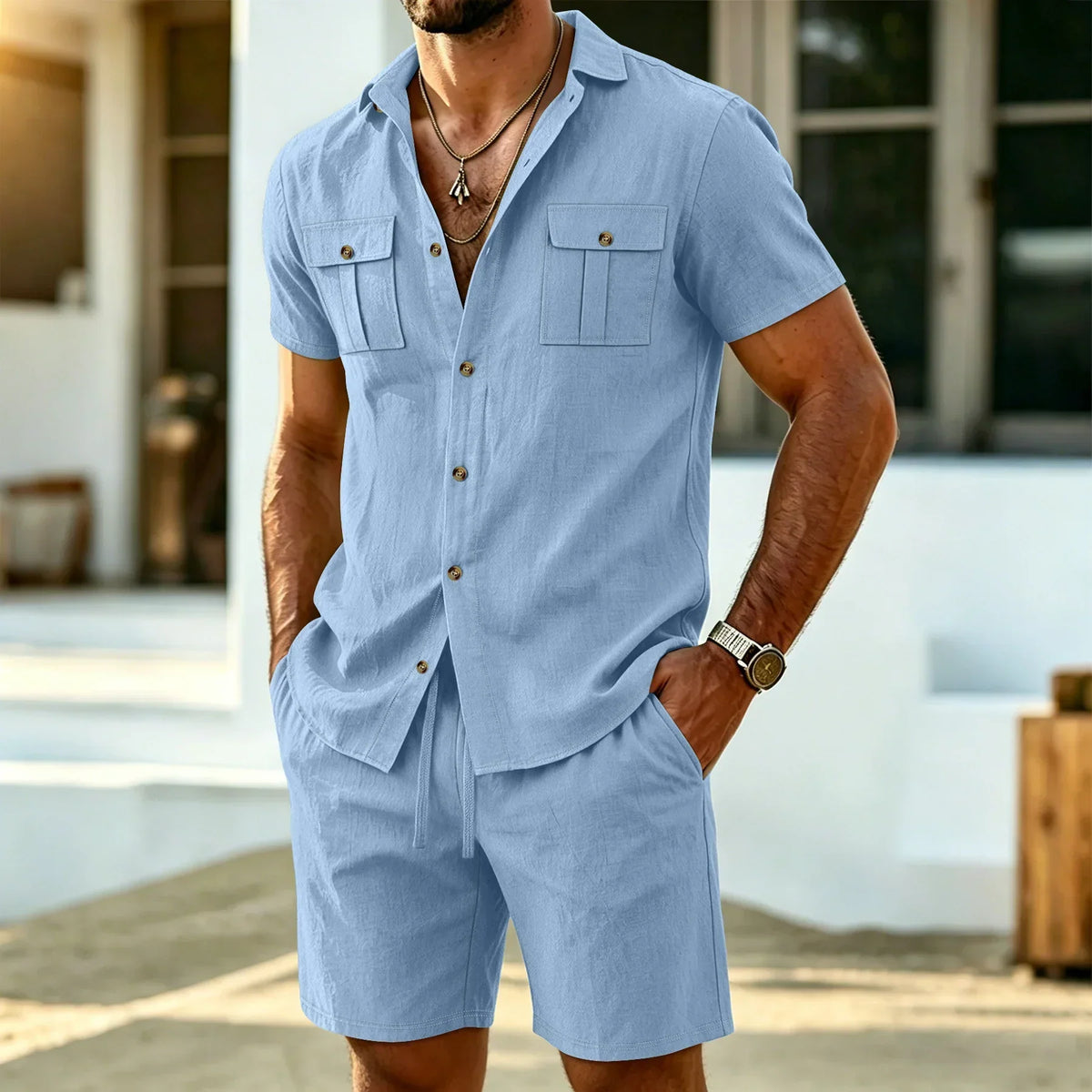 LIGHTWEIGHT SUMMER SET FOR MEN