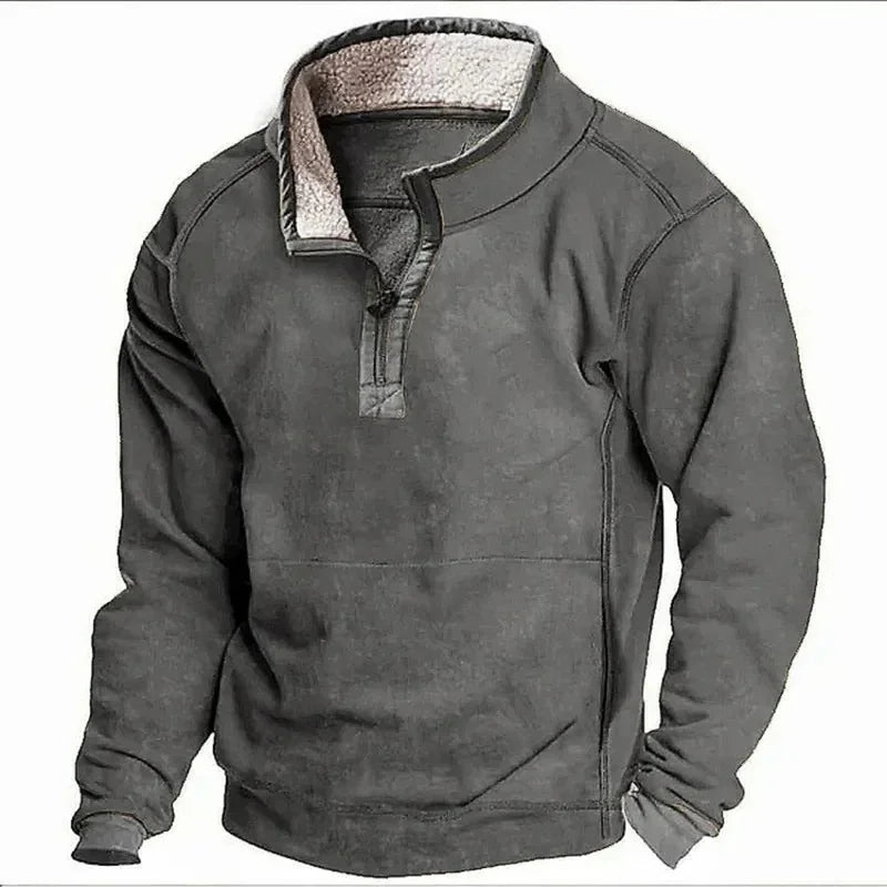 WENTWORTH LONDON | COZY WINTER ZIP PULLOVER FOR MEN