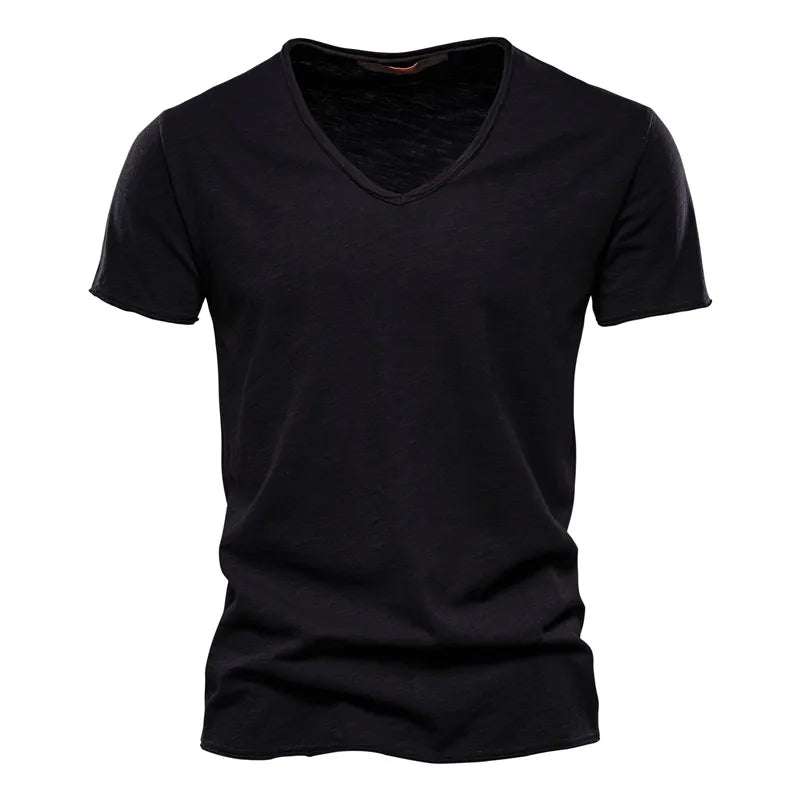 RIBBED SUMMER T-SHIRT FOR MEN