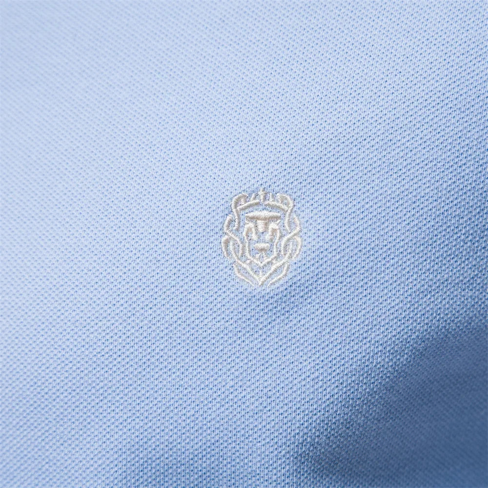 CONTRAST PIQUE POLO FOR MEN