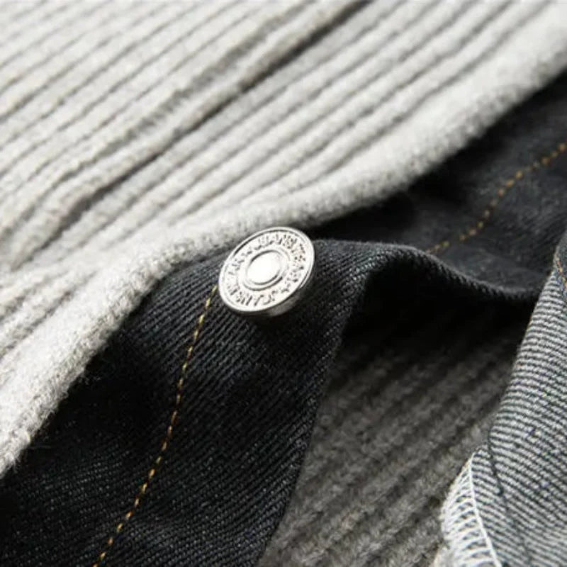MERINO WOOL CARDIGAN JACKET FOR MEN