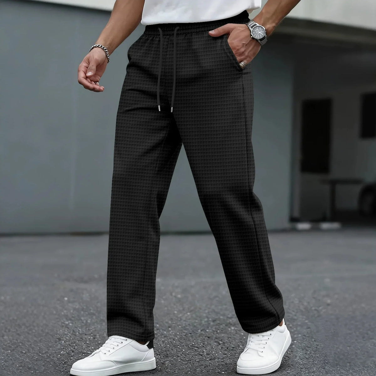 ADJUSTABLE JOGGER TROUSERS FOR MEN