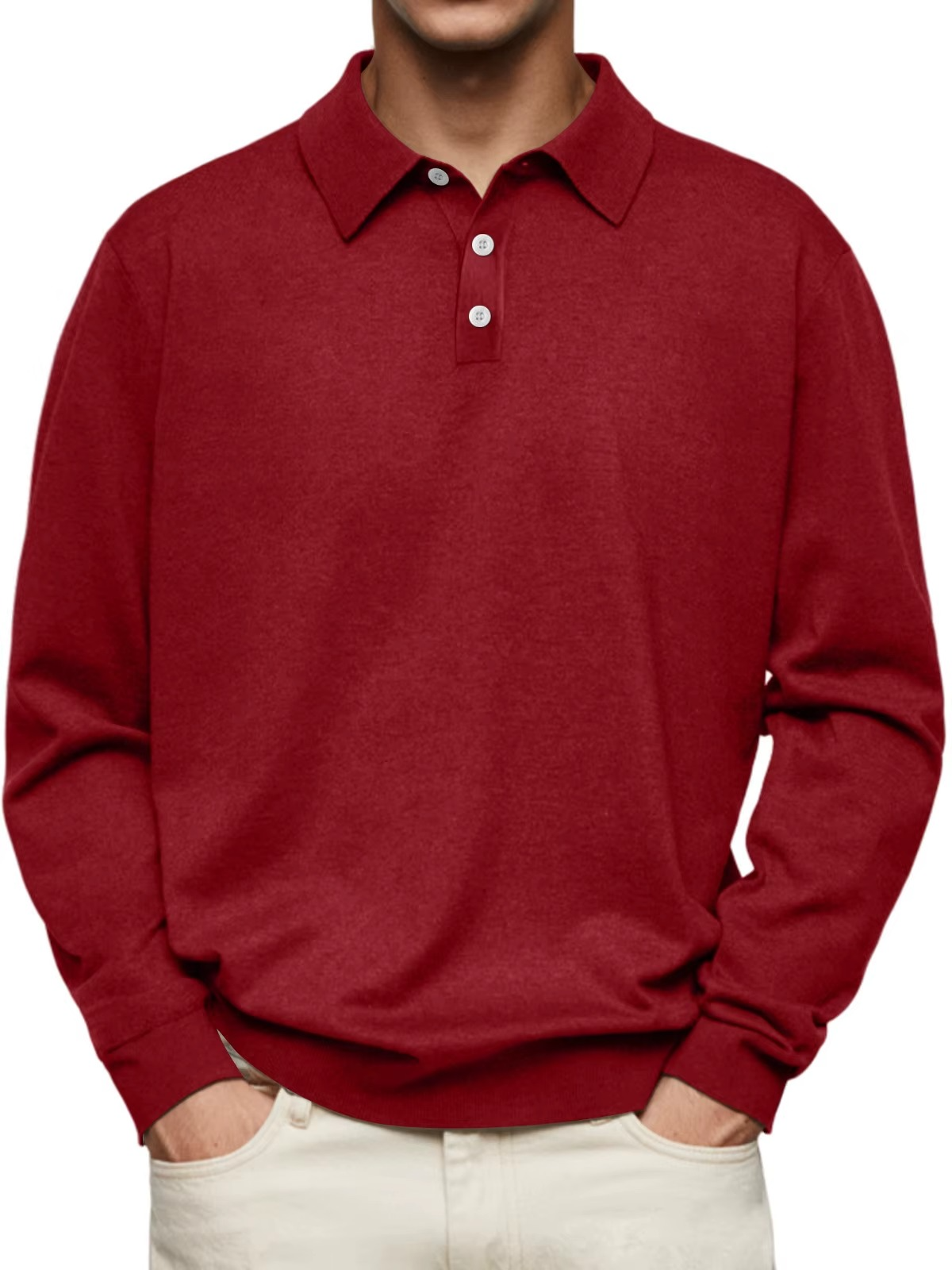 WENTWORTH LONDON | LONG SLEEVE POLO SHIRT FOR MEN
