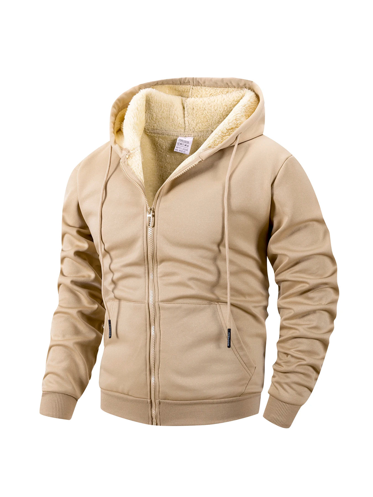 FLEECE ZIPPER HOODIE FOR MEN