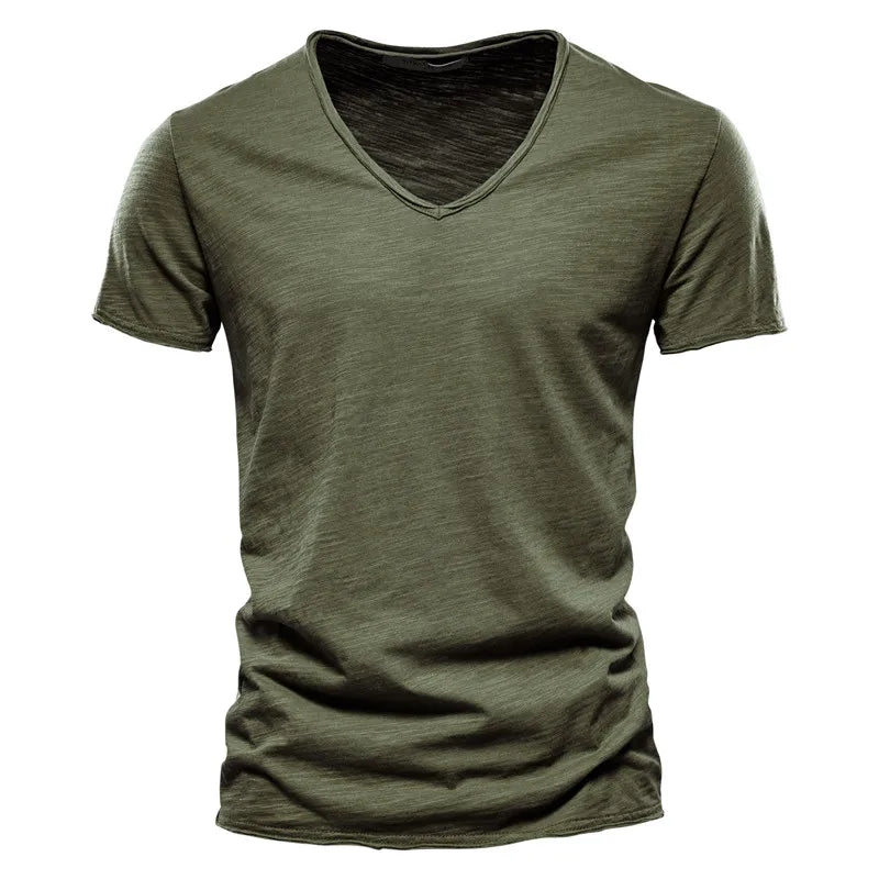 RIBBED SUMMER T-SHIRT FOR MEN