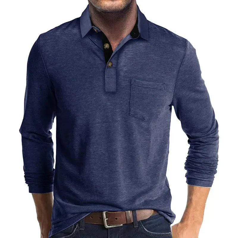 WENTWORTH LONDON | CLASSIC LONG SLEEVE POLO FOR MEN