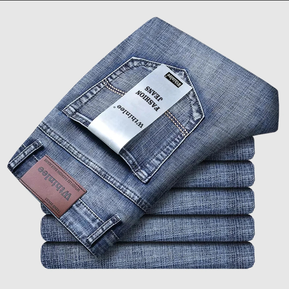 STRETCH STRAIGHT JEANS FOR MEN