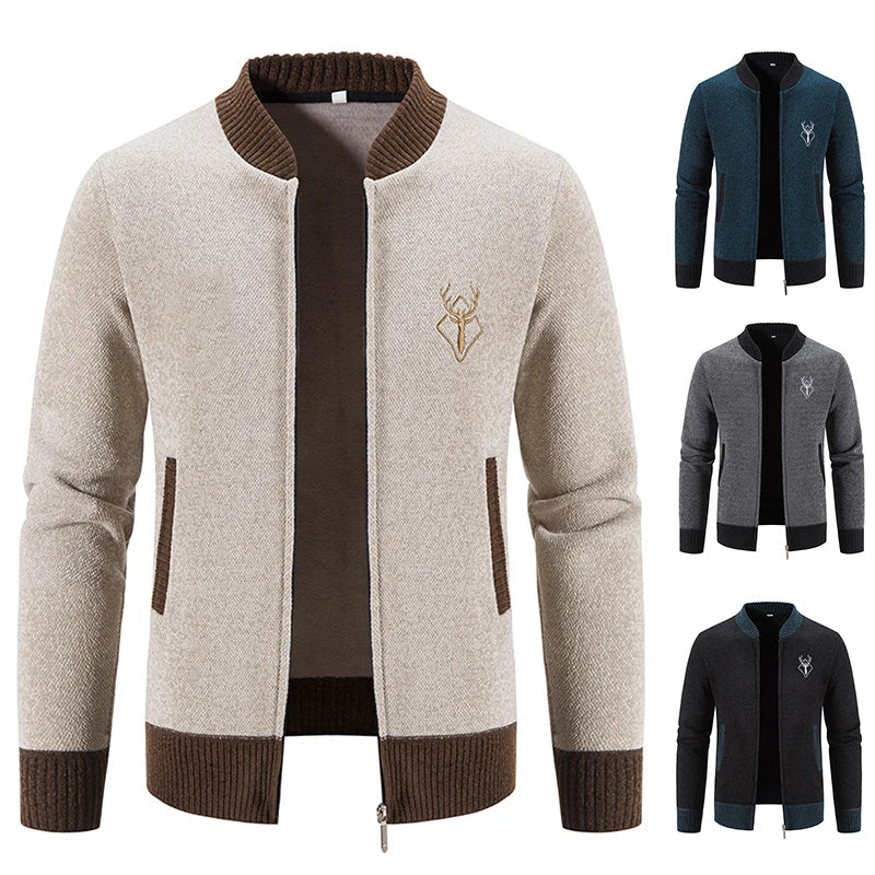 DEER ICON KNIT VEST FOR MEN