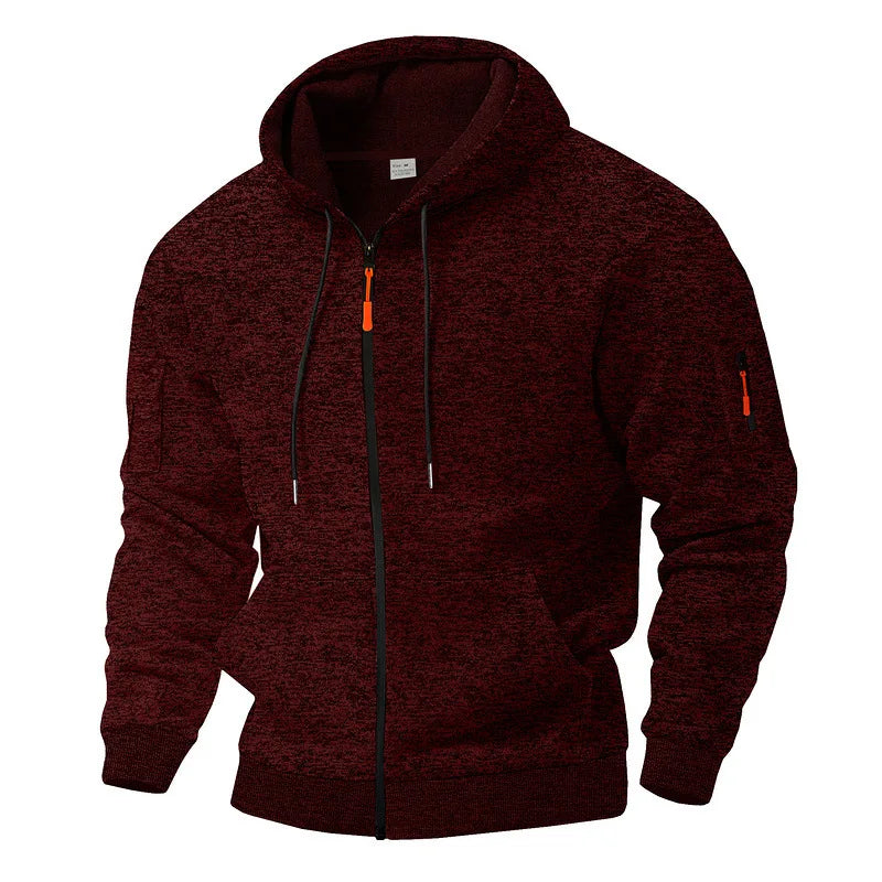 FLEECE ZIP JACKET FOR MEN