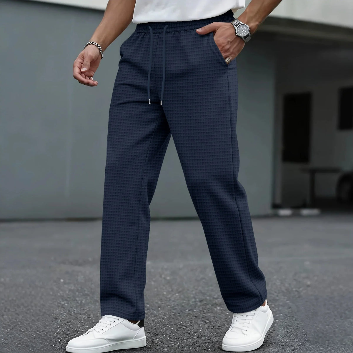 ADJUSTABLE JOGGER TROUSERS FOR MEN