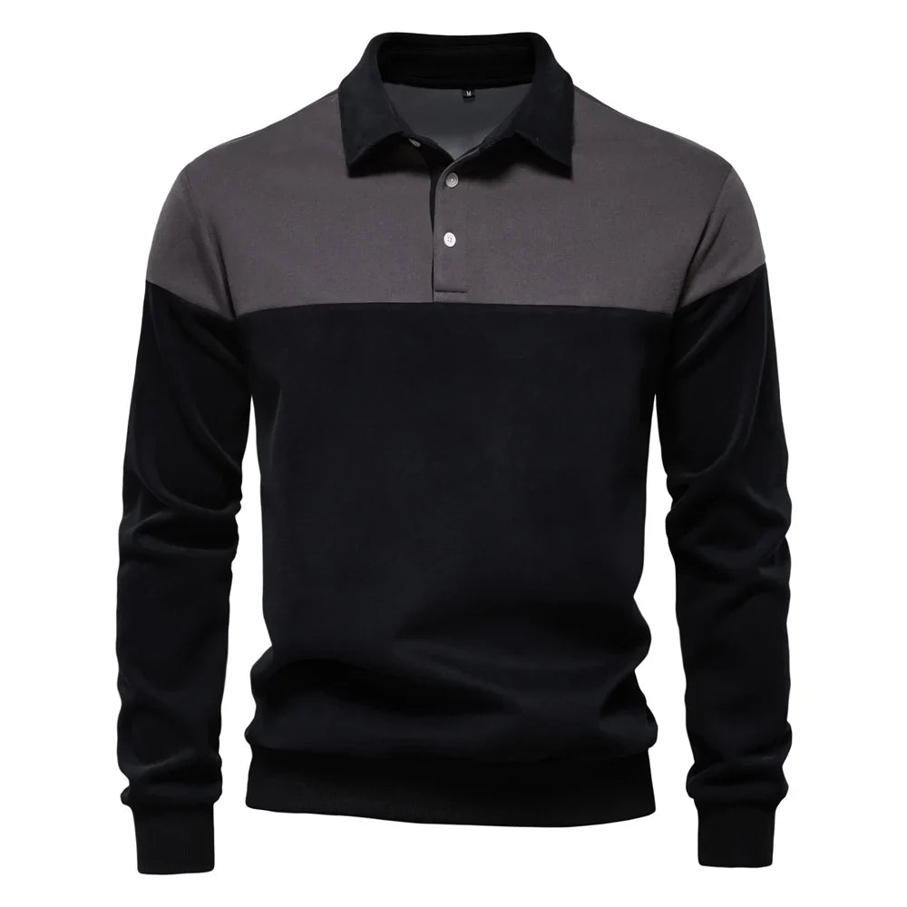 COLLARED POLO SWEATER FOR MEN