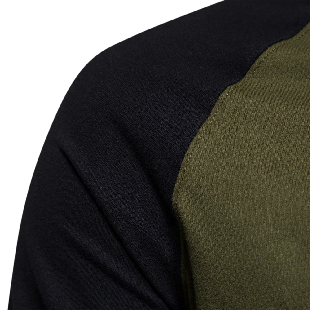 CONTRAST RAGLAN SHIRT FOR MEN